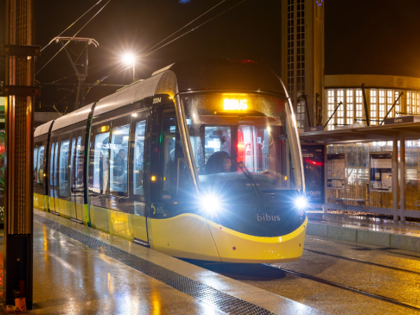 Tramway ligne B interruption soirée